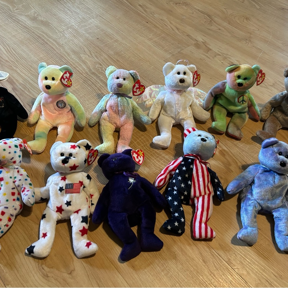 Colorful Beanie Baby Collection